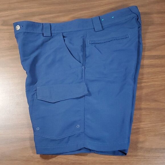 Reel Legends Cargo‎ Shorts Men’s Cobalt Blue Shorts Size Large Fishing - Picture 5 of 9